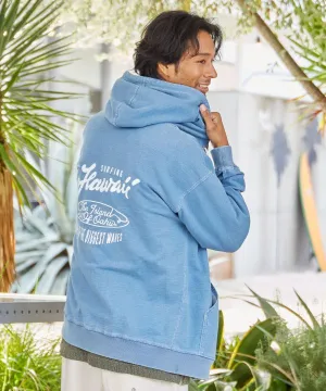 SURF??Palms Brushed Zip Up Hoodie