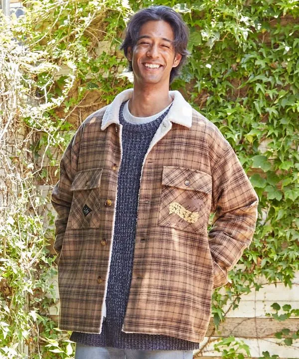 SURF??Palms Checkered Jacket and Vest Set
