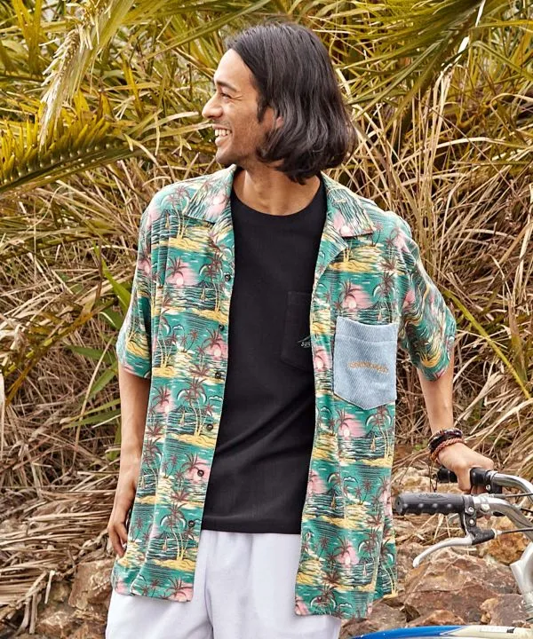 SURF??Palms Chill Out Aloha Shirt