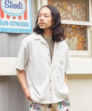 SURF??Palms Easy Dry Open Collar Shirt