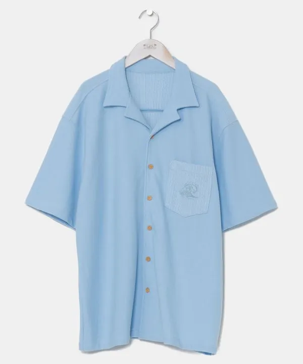 SURF??Palms Easy Dry Open Collar Shirt