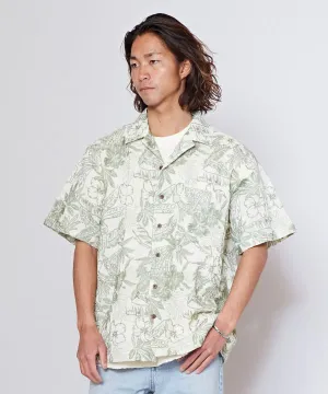 SURF??Palms Men's Double Gauze Shirt