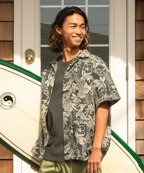 SURF??Palms Men's Double Gauze Shirt