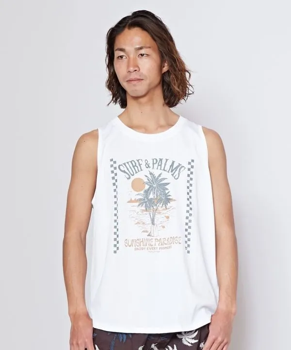 SURF??Palms Men's Graphic Tank Top