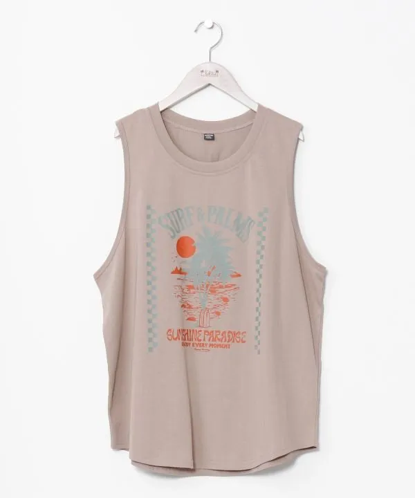 SURF??Palms Men's Graphic Tank Top