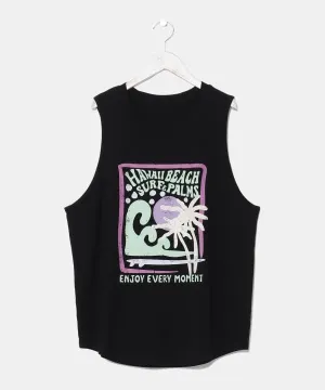 SURF??Palms Men's Graphic Tank Top