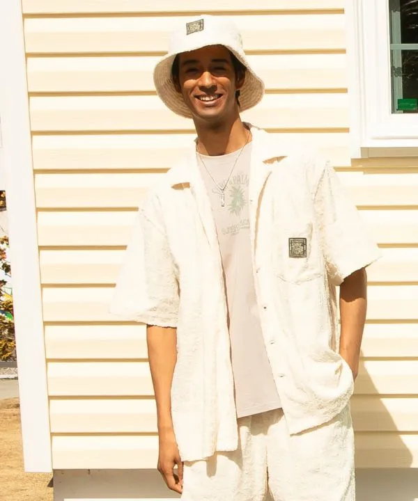 SURF??Palms Men's Pile Shirt