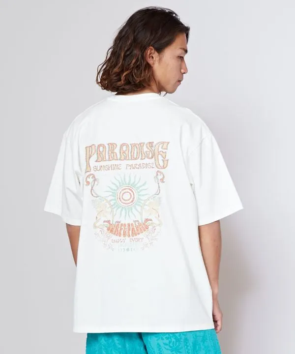 SURF??Palms Men's Vintage Like Graphic T-Shirt