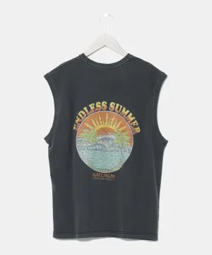 SURF??Palms Men's Vintage Like Graphic Tank