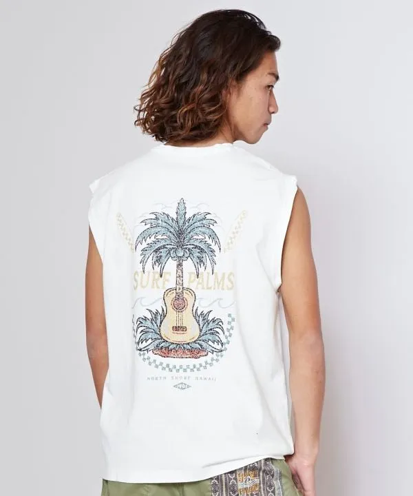 SURF??Palms Men's Vintage Like Graphic Tank