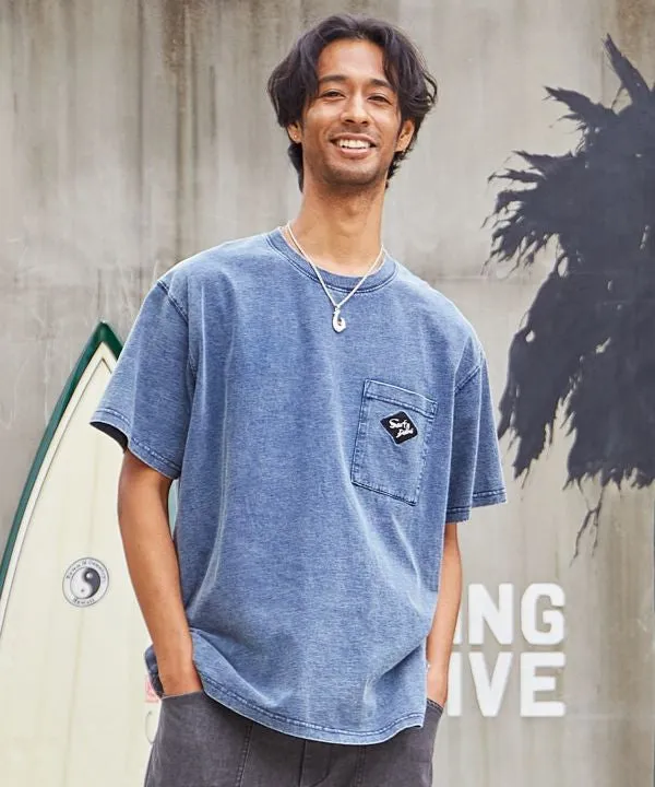 SURF??Palms Men's Washed T-Shirt
