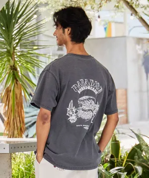 SURF??Palms Men's Washed T-Shirt