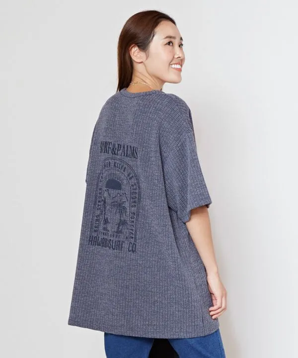 SURF??Palms Men's Washed Waffle T-Shirt