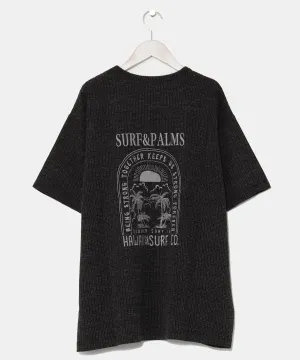SURF??Palms Men's Washed Waffle T-Shirt