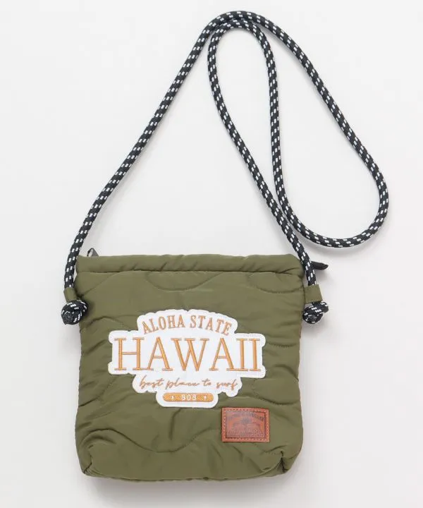 SURF??Palms Quilted Shoulder Bag