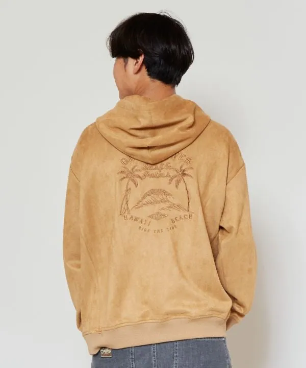 SURF??Palms Soft Suede Hoodie