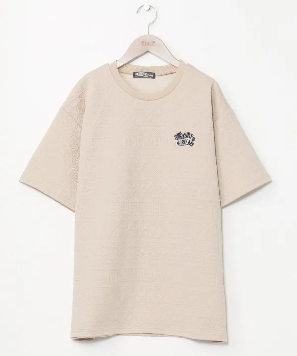 SURF??Palms Unisex Puffy Jacquard T-shirt
