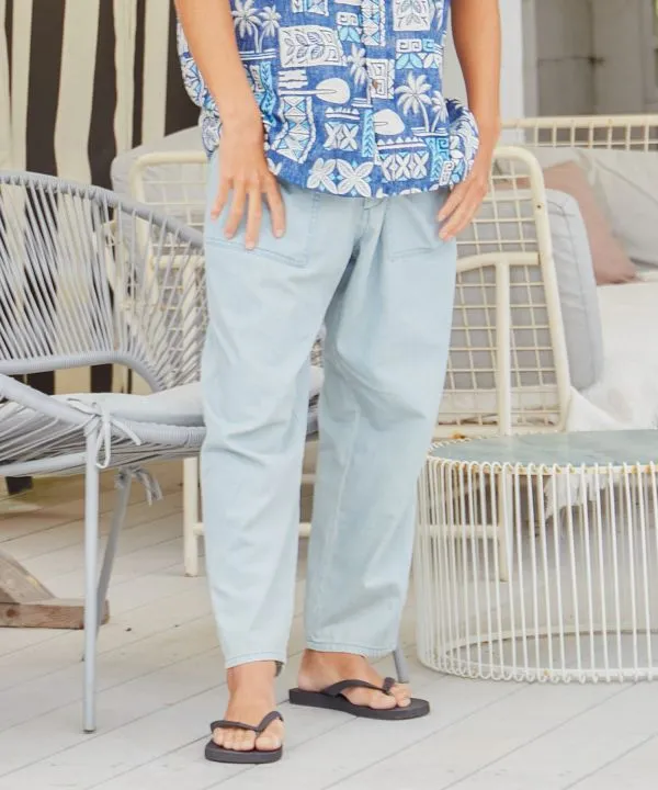 SURF??Palms Vintage Washed Denim Pants