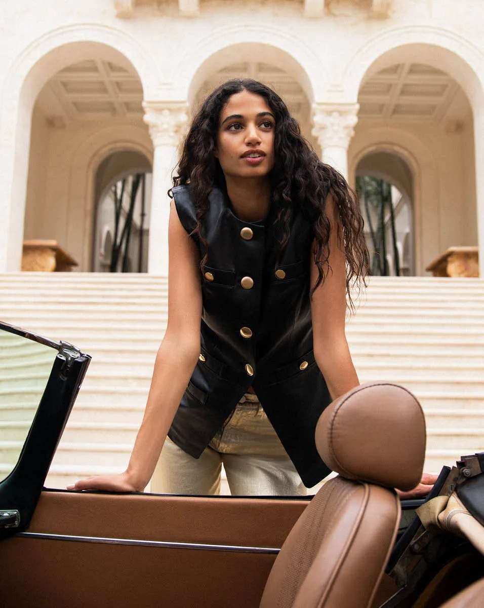 Tamara Leather Vest