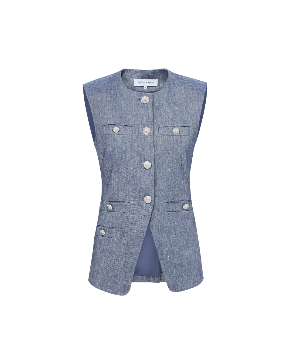Tamara Linen Vest
