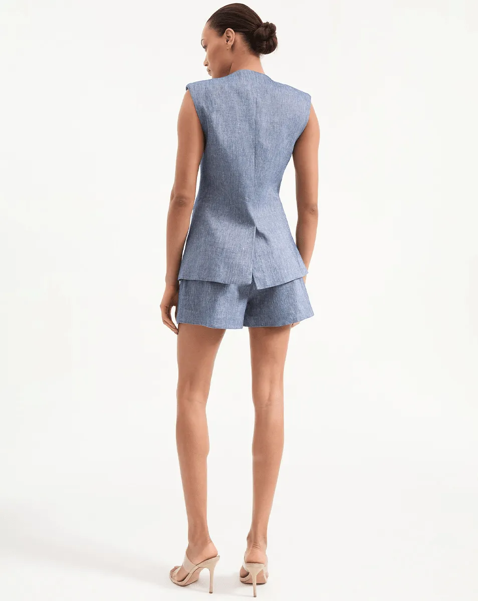Tamara Linen Vest