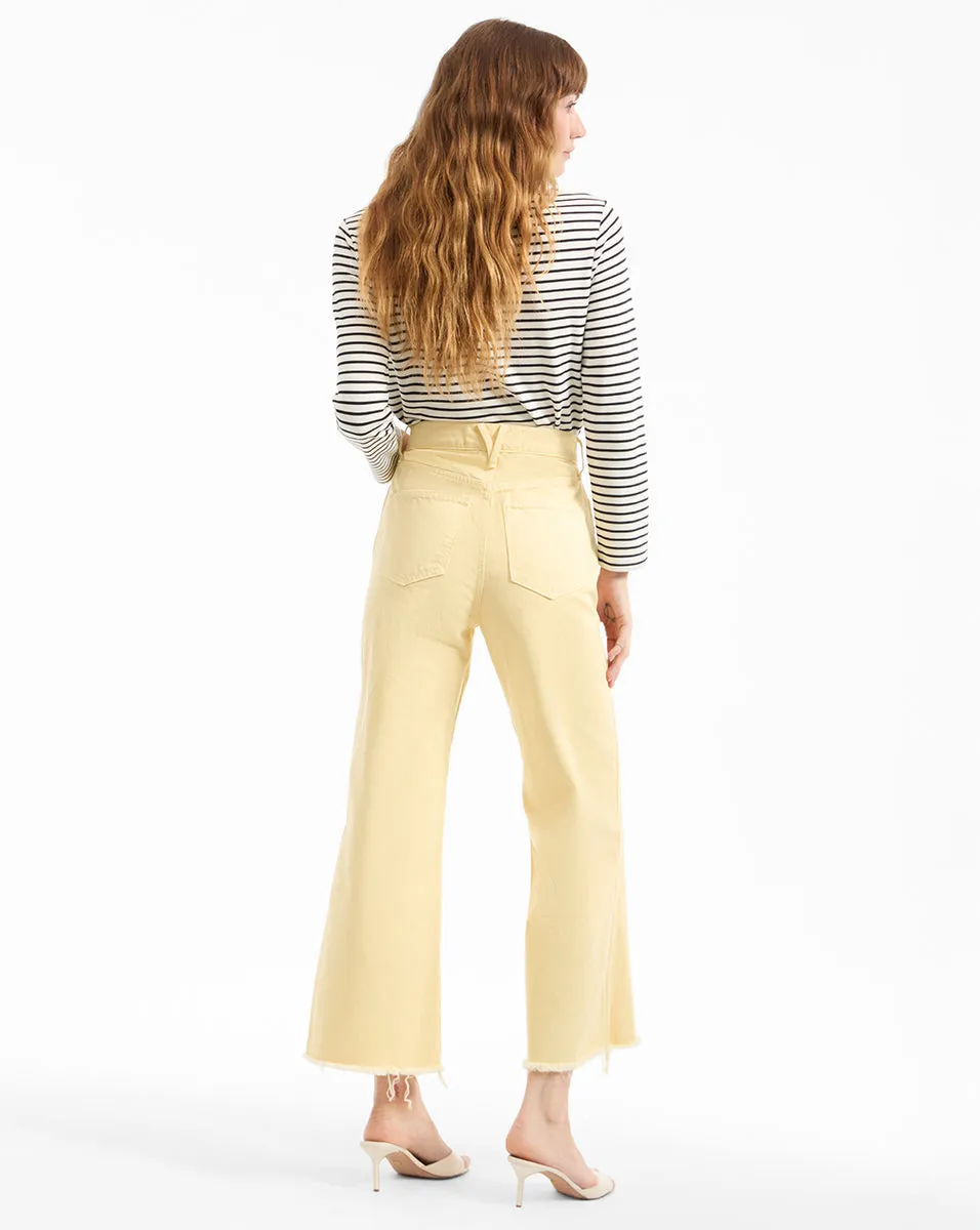 Taylor Cropped Wide-Leg Jean