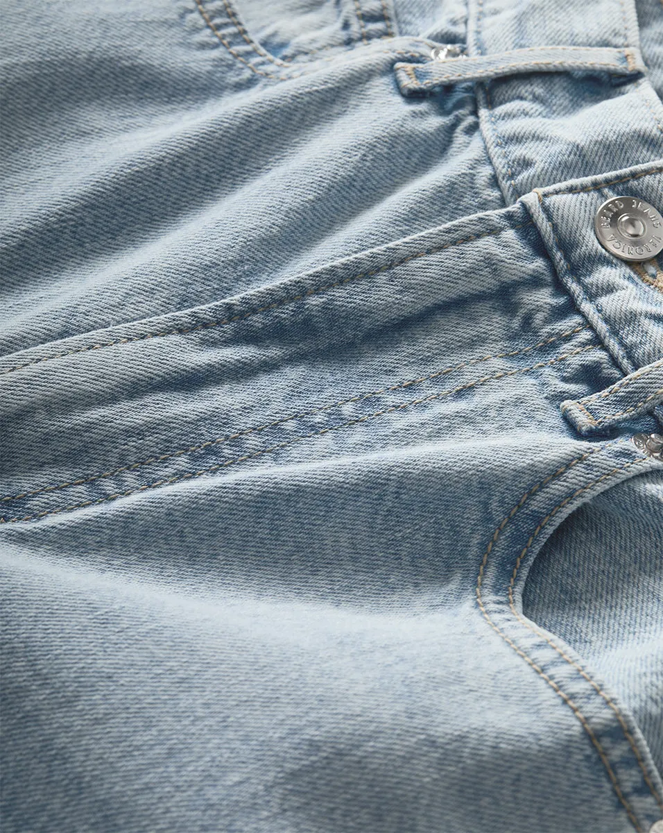 Taylor Cropped Wide-Leg Jean