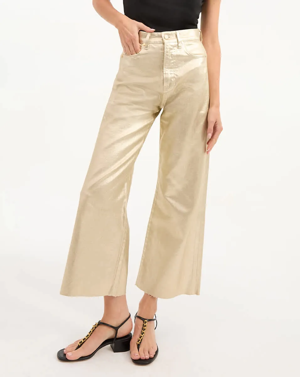Taylor Cropped Wide-Leg Jean