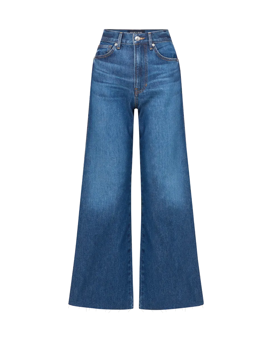 Taylor Cropped Wide-Leg Jean