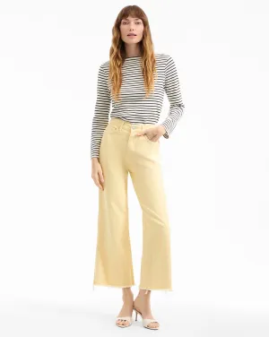 Taylor Cropped Wide-Leg Jean