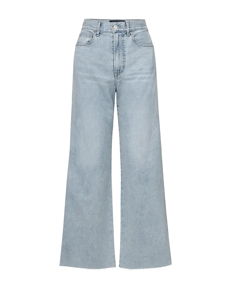 Taylor Cropped Wide-Leg Jean
