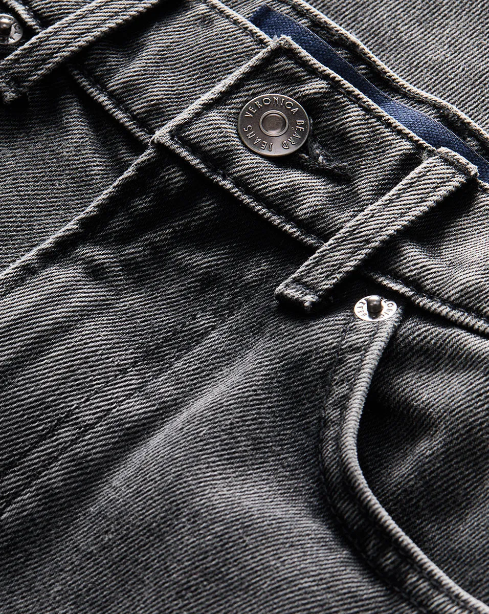 Taylor Cuffed Wide-Leg Jean