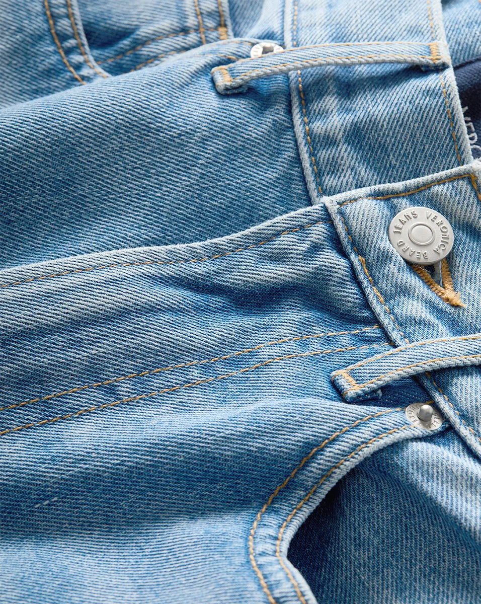 Taylor Cuffed Wide-Leg Jean