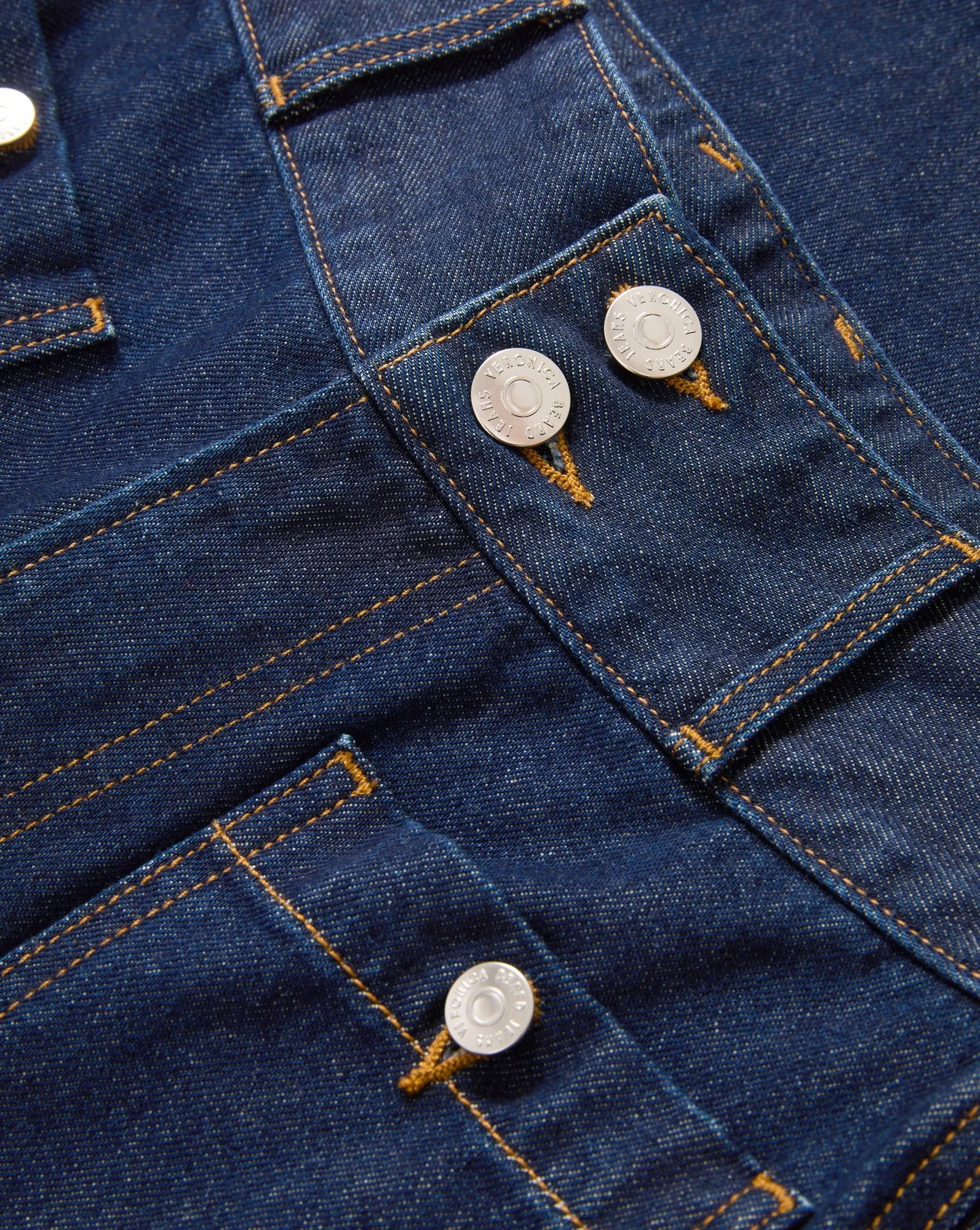 Taylor Patch-Pocket Wide-Leg Jean