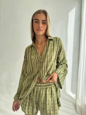 THE TROPICS SHIRT - KHAKI