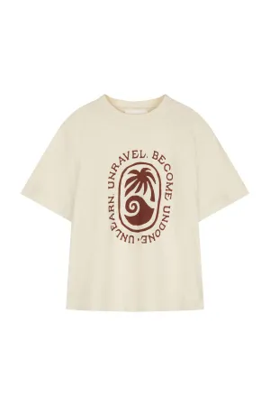 THE UNDONE TEE - CREAM