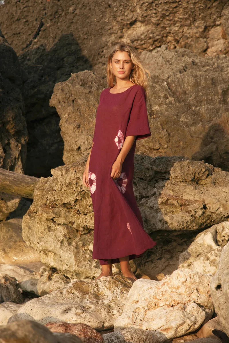 TREAD LIGHTLY MAXI DRESS - MAUVE