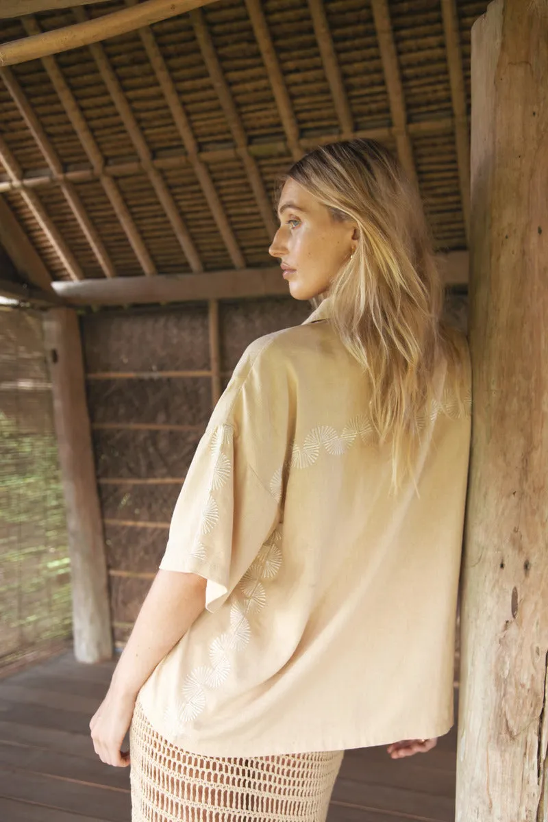TROPICAL DREAM SHIRT - BEIGE