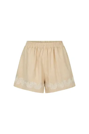 TROPICAL DREAM SHORT - BEIGE