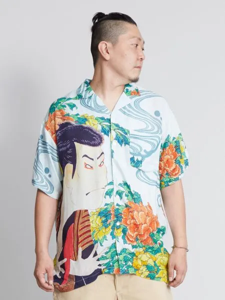 UKIYOE Print Men's Shirt