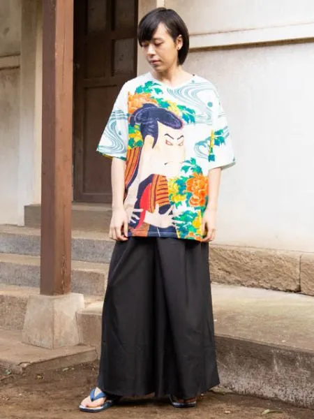 UKIYOE Print Men's T Shirt