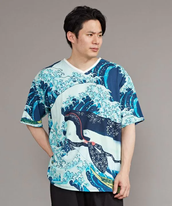 UKIYOE Print Men's T Shirt