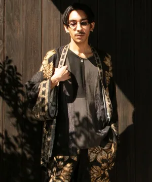 UV Protection Lotus Pattern Kimono