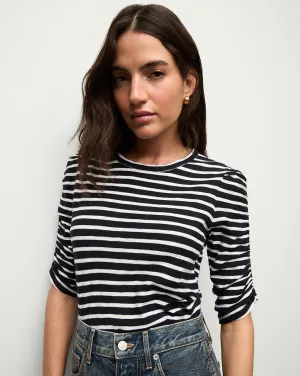Waldorf Ruched-Sleeve T-Shirt
