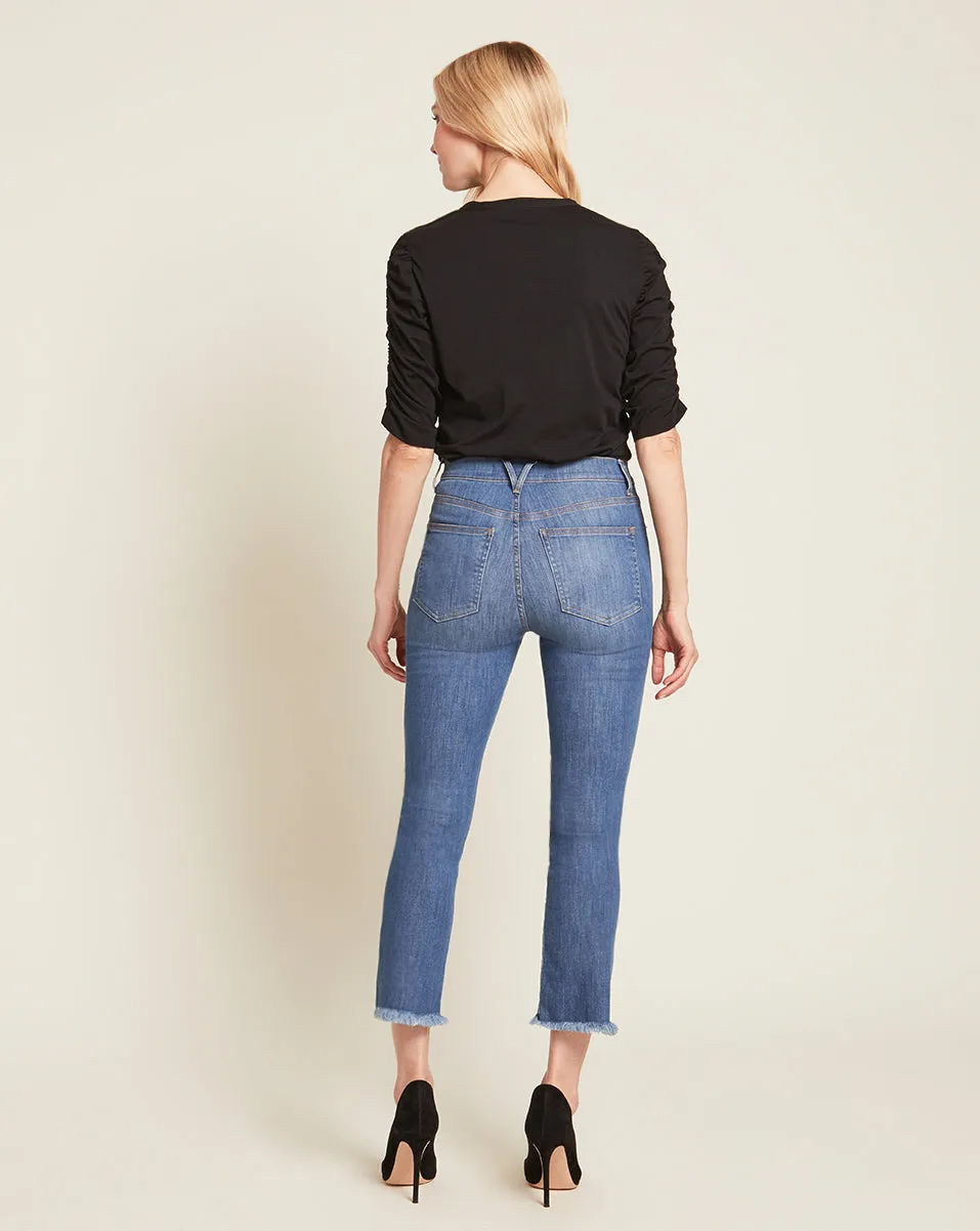 Waldorf Ruched-Sleeve T-Shirt