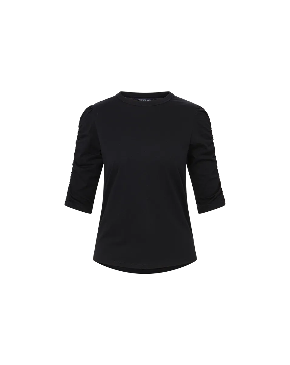 Waldorf Ruched-Sleeve T-Shirt