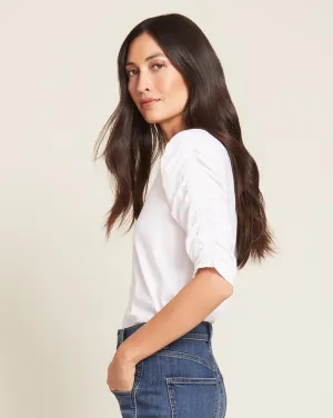 Waldorf Ruched-Sleeve T-Shirt