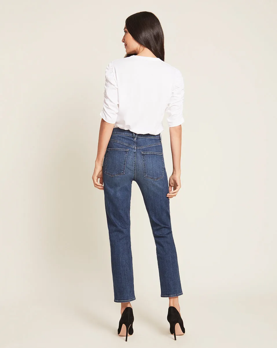 Waldorf Ruched-Sleeve T-Shirt