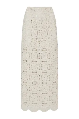 WHAT GOES AROUND SKIRT - CREAM