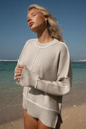 WILD PLACES KNIT JUMPER - GREY